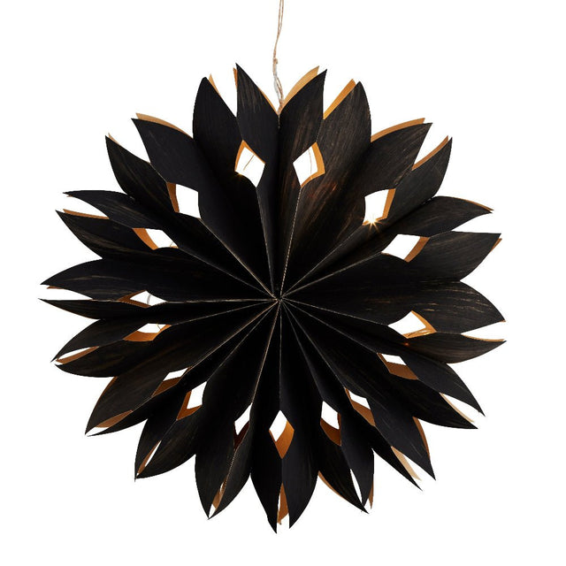 Weihnachtsstern aus Papier mit Licht Veneer - Madam Stoltz - DesignWe.Love