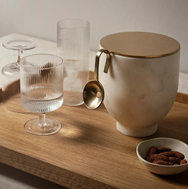 Ripple Weingläser 2er Set Klar 27cl – ferm LIVING