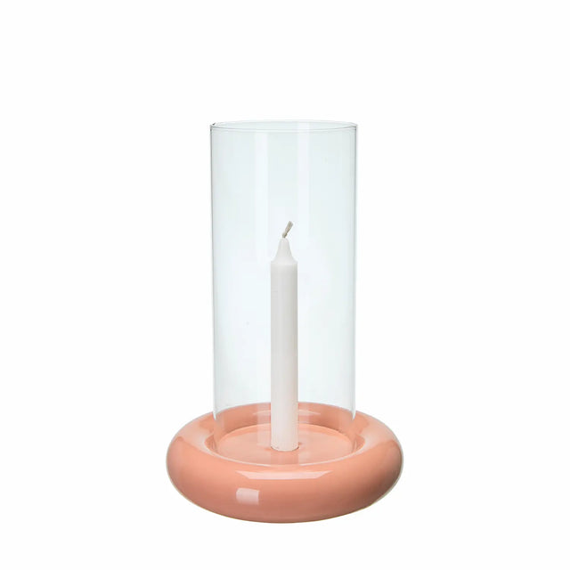 Wikholmform Amara Windlicht Kerzenhalter – Rosa, 20x25 cm