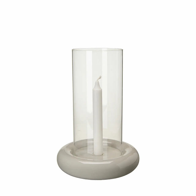 Wikholmform Amara Windlicht Kerzenhalter – Weiß, 20x25 cm