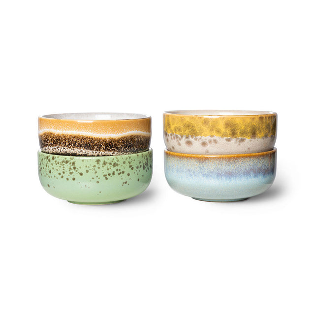 4er Set Dip Schälchen 70s Ceramics Castor - HKliving