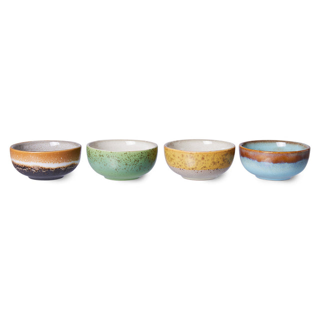 4er Set Dip Schälchen 70s Ceramics Castor - HKliving