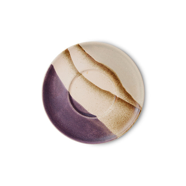4er Set Untertassen Big Sur 70s Ceramics - HKliving
