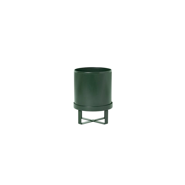 Bau Pot small Blumentopf dark green - ferm Living - DesignWe.Love