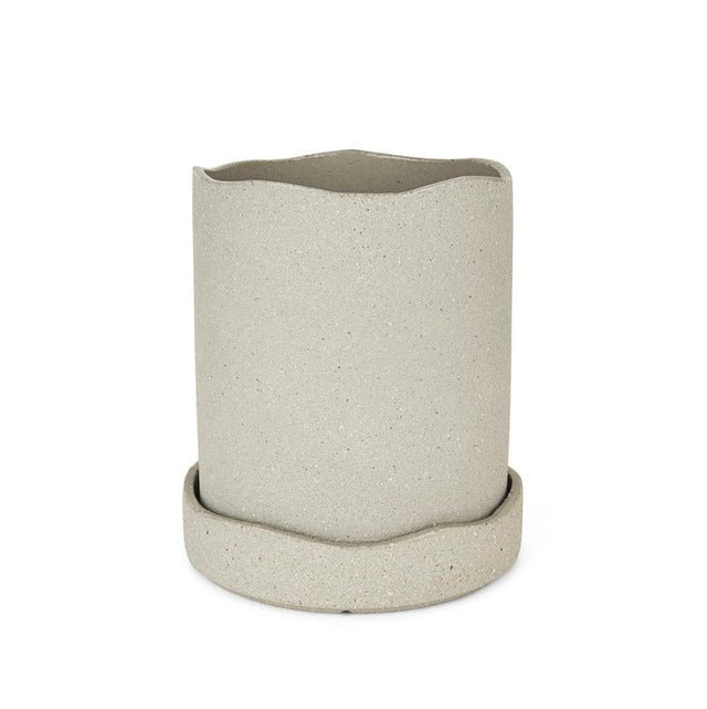 Blumentopf Uneru Pot Grau 16cm - ferm Living - DesignWe.Love