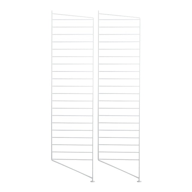 Bodenleiter 2er Set Weiß 115x30cm - Regalsystem - String Furniture - DesignWe.Love