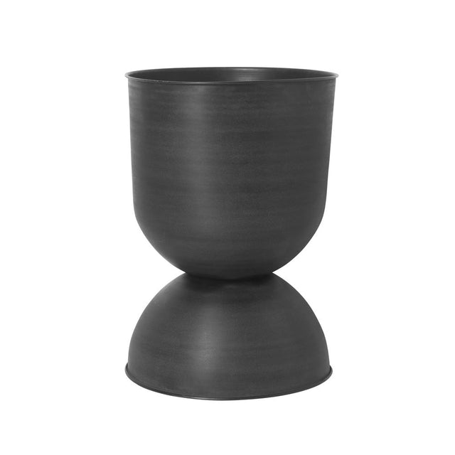 Hourglass Blumentopf schwarz Large 73 cm - ferm LIVING - DesignWe.Love