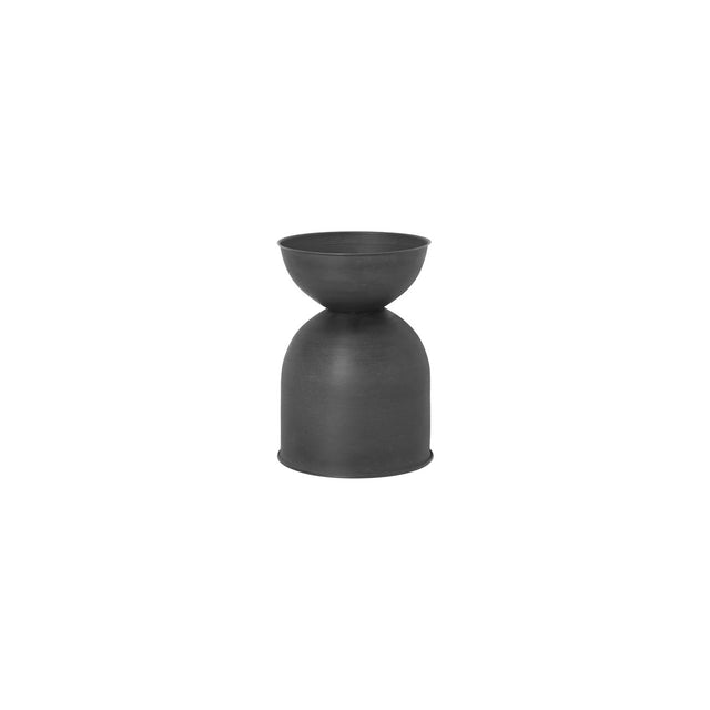 Hourglass Blumentopf schwarz XS 30 cm - ferm LIVING
