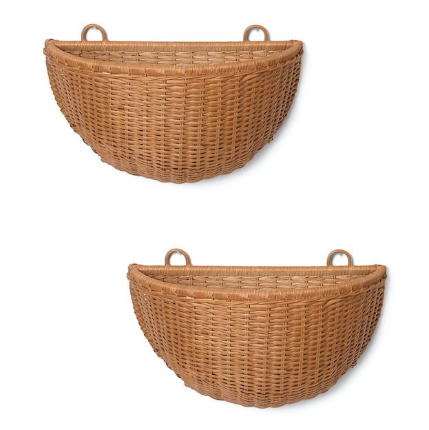 Wandkorb Braided, Einzeln oder im 2er Set - ferm LIVING - DesignWe.Love