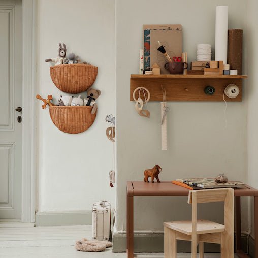 Wandkorb Braided, Einzeln oder im 2er Set - ferm LIVING - DesignWe.Love