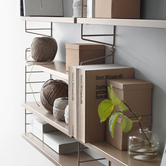 Wandleiter einzeln 75x30cm beige - Regalsystem - String Furniture - DesignWe.Love