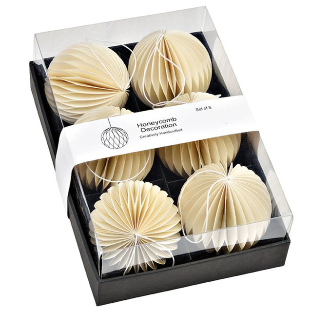 Honeycomb Weihnachtskugeln aus Papier - DesignWe.Love