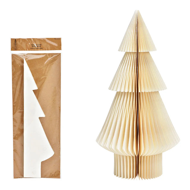 Papier Tannenbaum Fichte | faltbar aus Wabenpapier