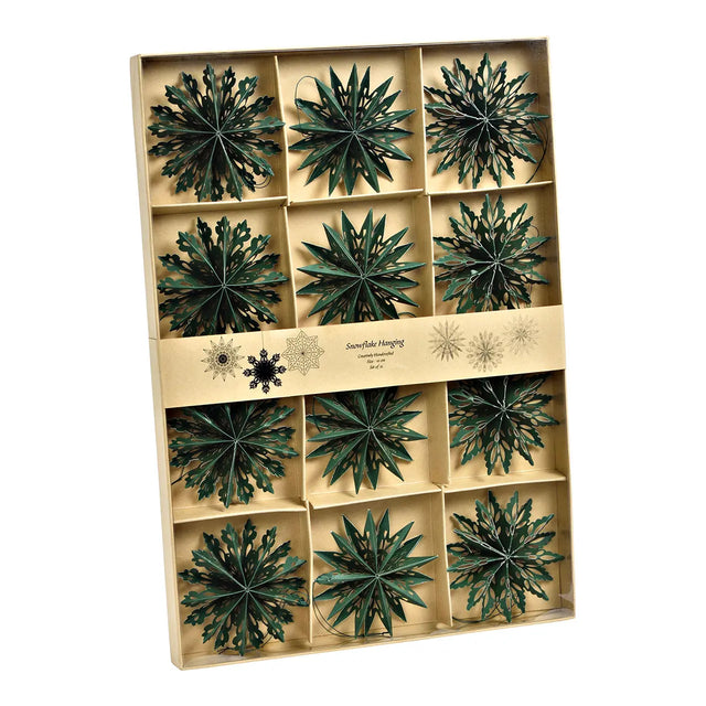 Papier-Schneeflocken zum Aufhängen im Set - DesignWe.Love