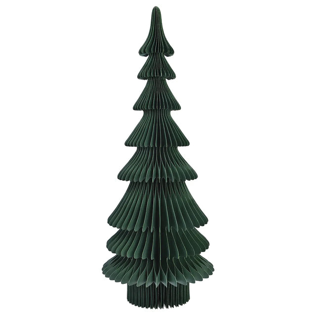 Papier Tannenbaum Kiefer Grün 90 cm, groß aus Wabenpapier