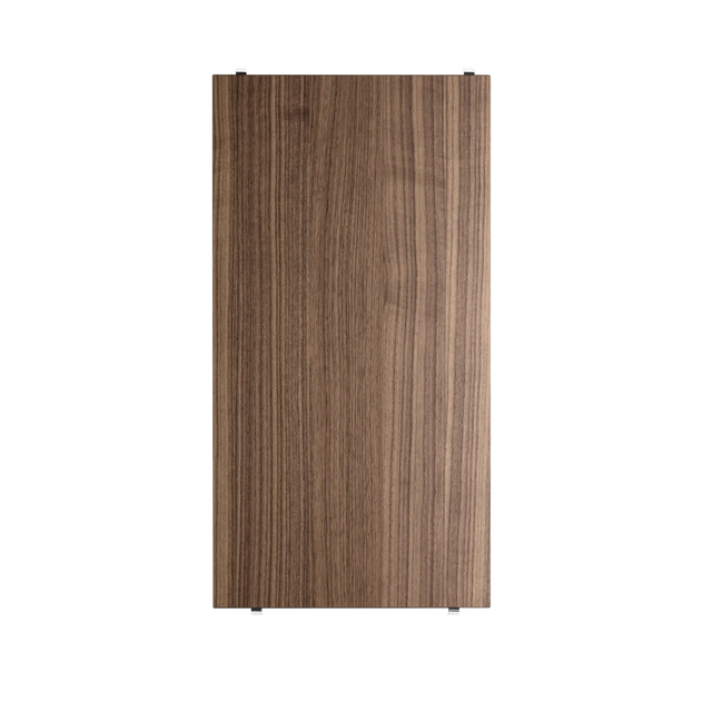 String Regalboden 58×30cm Walnuss – Regalboden für das String Regalsystem