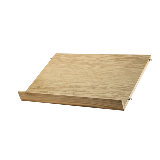 String Magazinregal Holz58×30cm Eiche – Zeitschriftenablage für das String Regal