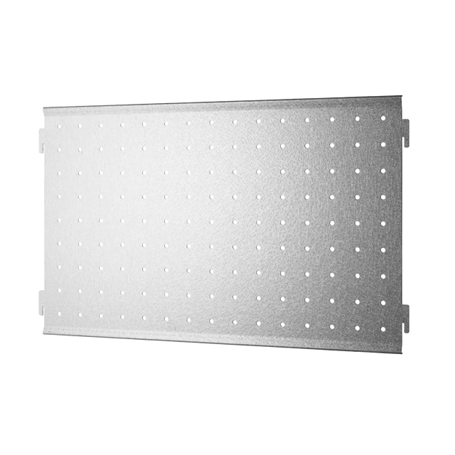 String Outdoor Rückwand 58 × 36 cm verzinkt – wetterfestes Regal für Balkon und Garten