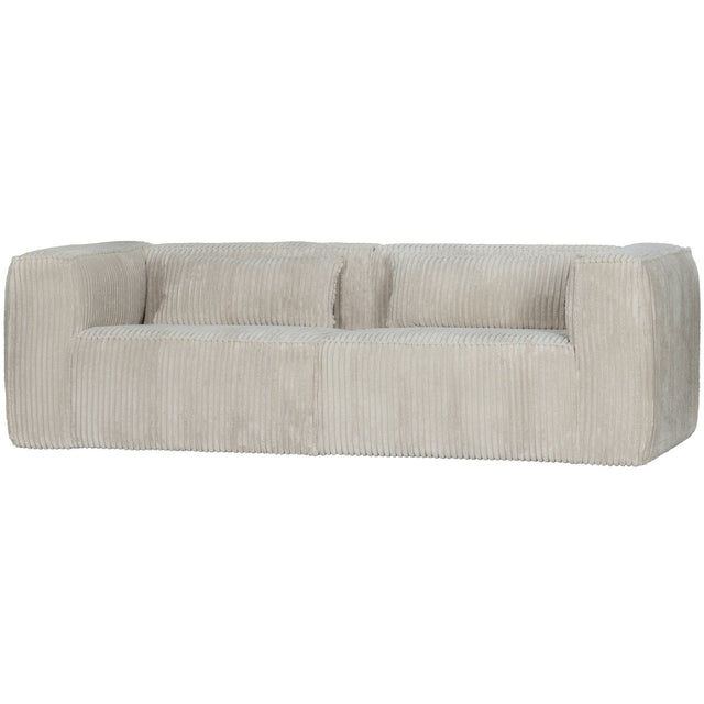 3,5 Sitzer Sofa Bean Ribcord Natur - WOOOD - DesignWe.Love