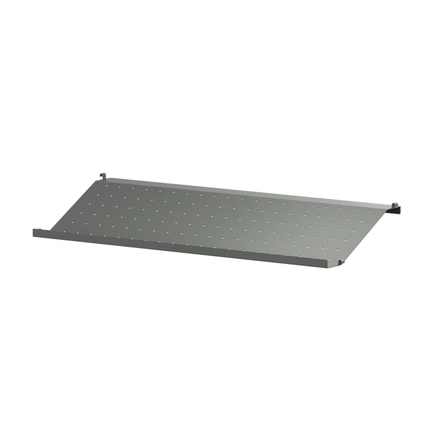 String Schuhregal 78×30cm Dunkelgrau – Schuhablage aus Metall für das String Regal
