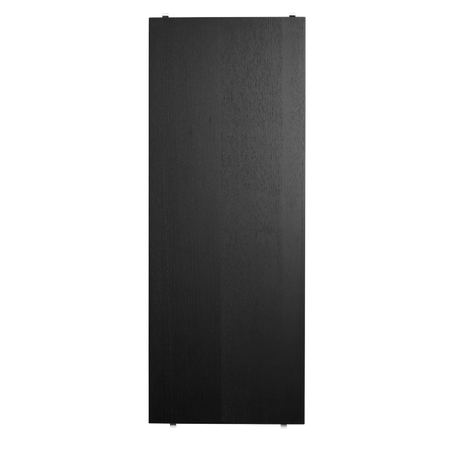 String Regalboden 78×30cm Esche Schwarz – Regalboden für das String Regalsystem