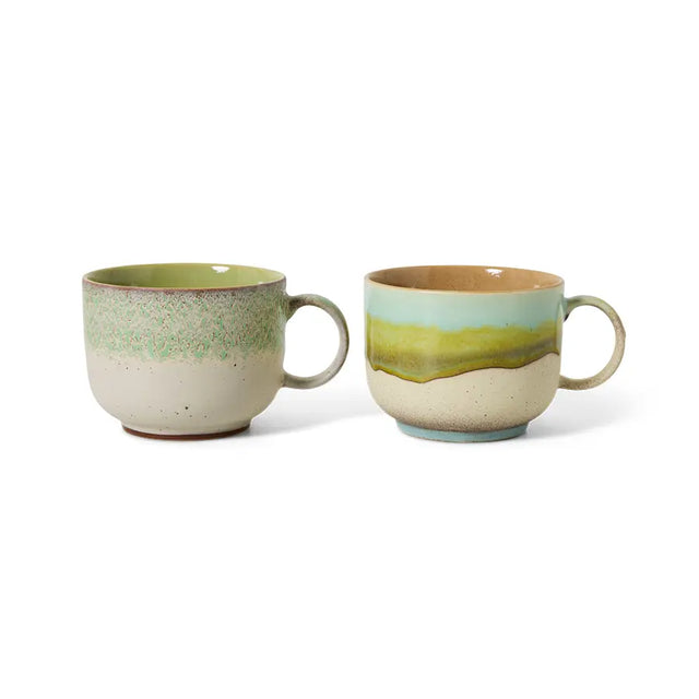 70s Ceramics Teetassen Neo Set - HKliving