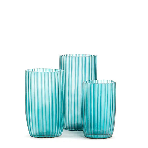 GUAXS Siena Vase clear/petrol
