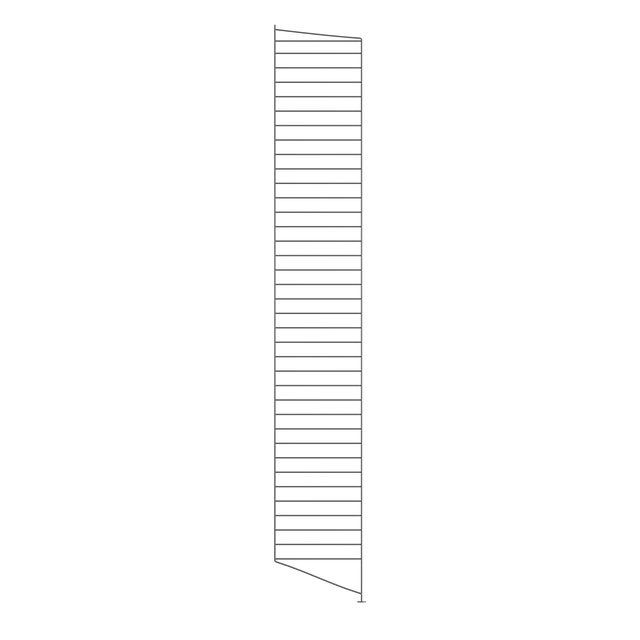 String Bodenleiter 200×30cm Dunkelgrau 2er Set – Regalleiter String Furniture