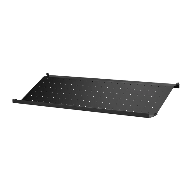 String Schuhregal 78×30cm Schwarz – Schuhablage aus Metall für das String Regal