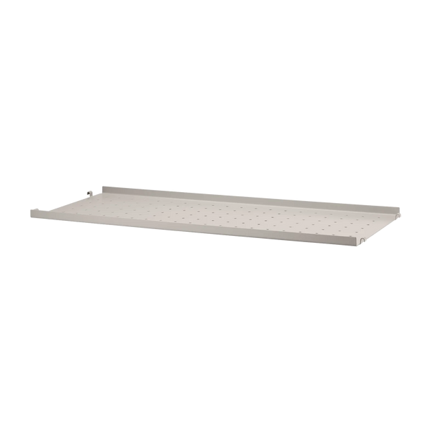 String Metallboden niedrige Kante 78×30cm Beige – Regalboden aus Metall für das String Regal