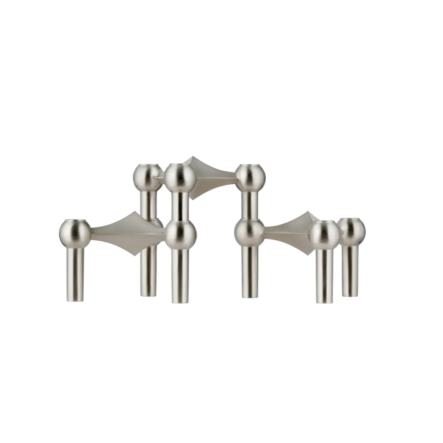Kerzenhalter 3er Set - Stoff Nagel