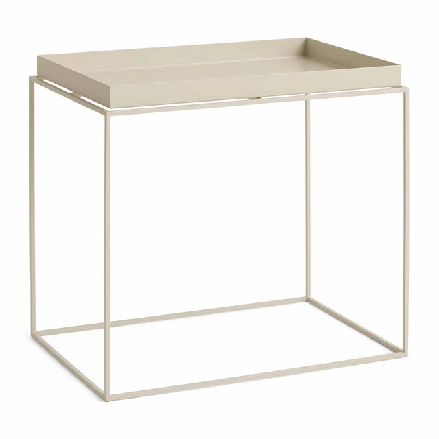 Beistelltisch Tray Table HAY Warm Beige 40x60x54cm