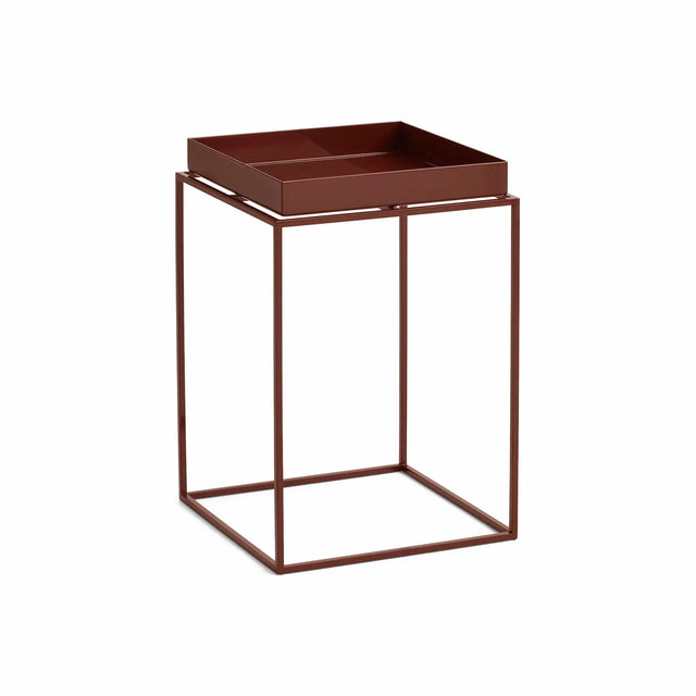 Nachttisch Tray Table HAY Chocolate Hochglanz 30x30x44cm