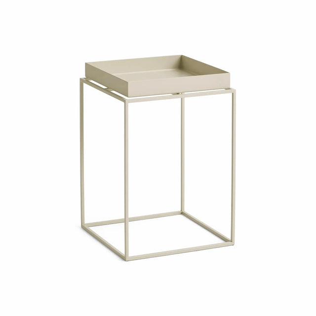 Nachttisch Tray Table HAY Warm Beige hoch 30x30x44cm