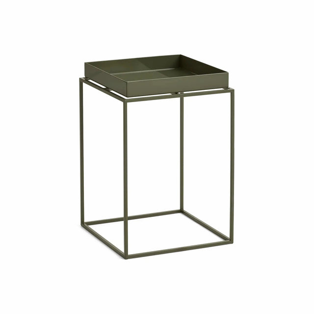 Nachttisch Tray Table HAY Olive Green hoch 30x30x44cm