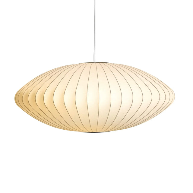 Nelson Saucer Pendelleuchte Medium beleuchtet - HAY