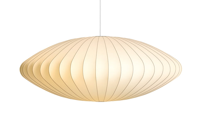 Nelson Saucer Pendelleuchte Large beleuchtet - HAY