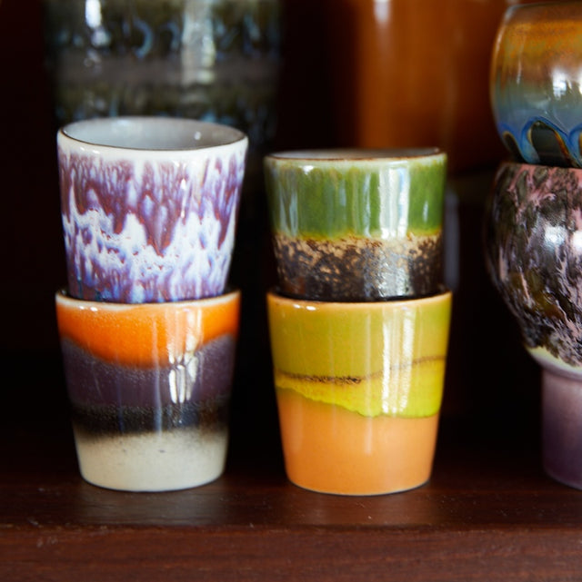 4er Set Eierbecher Island 70s Ceramics - HKliving