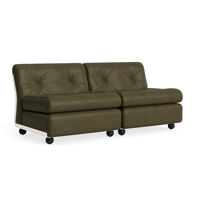 Sofa 2 - Sitzer Amanta Gestell Cream Beige - HAY - DesignWe.Love