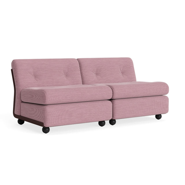 Sofa 2 - Sitzer Amanta Gestell Burgundy - HAY - DesignWe.Love
