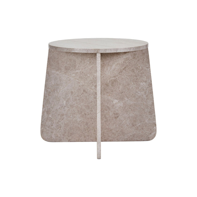 Beistelltisch Serie Marb  Beige von House Doctor - Frontalansicht