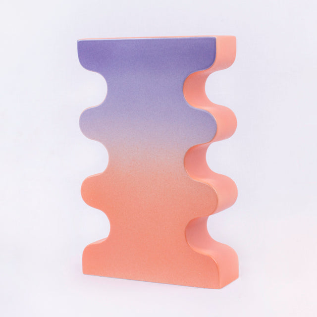 Vase Barva 4 Lila/Apricot - Pani Jurek