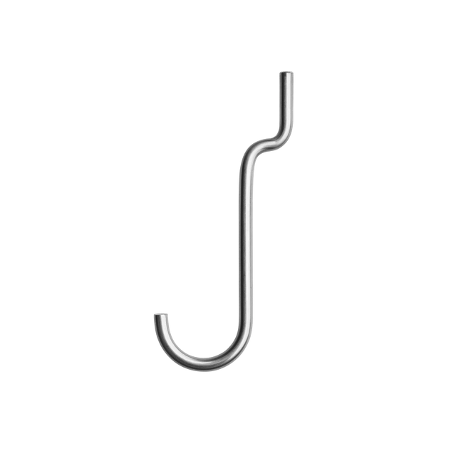 String Outdoor Vertikaler Haken – 4er Set verzinkt – wetterfestes Regal für Balkon und Garten