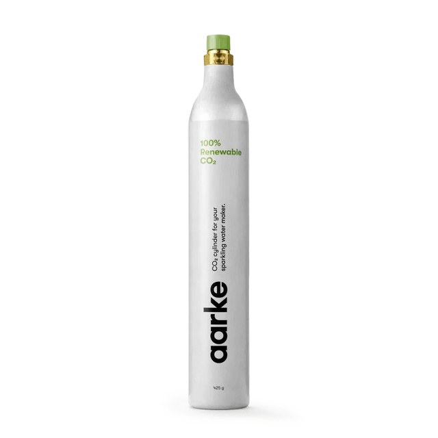 Aarke  CO2 Zylinder zum Nachfüllen - im Set für Carbonator Pro - Edelstahl enthalten - DesignWe.Love