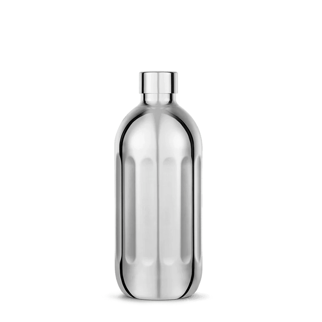 Aarke Flaschen & CO2 Nachfüll - Set für Carbonator Pro - Edelstahl + Glasflasche + CO2 - DesignWe.Love