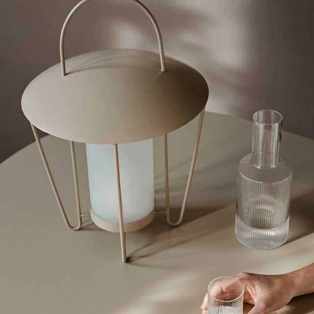 Abri Laterne cashmere - ferm LIVING - DesignWe.Love