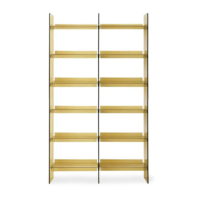 Acrylic Cabinet HKliving 137×240 cm Olive Green – schlankes Acrylglas Regal