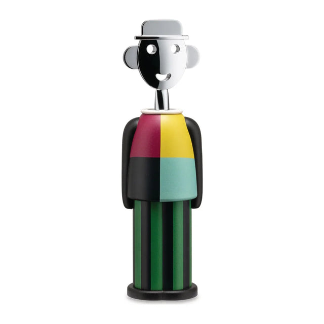 Alessi Korkenzieher Alessandro M. Dekor Parade von Arthur Arbesser, Design Alessandro Mendini