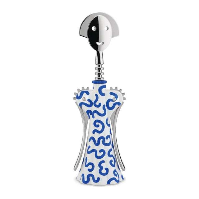 Alessi Korkenzieher Anna G. Dekor Delft, Design Alessandro Mendini