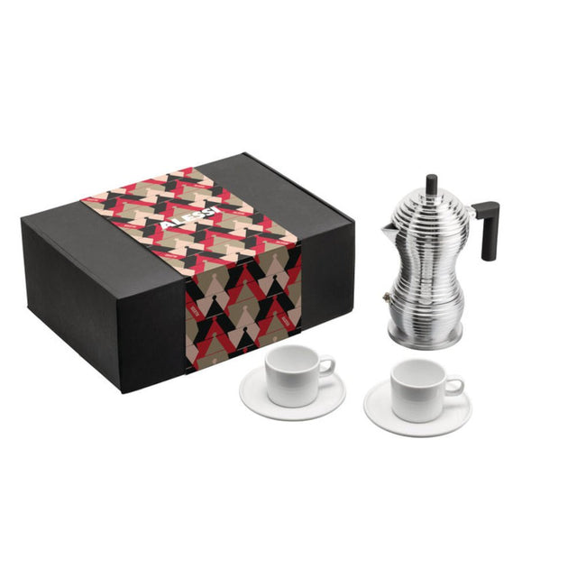 Espressokocher und Tassen im Geschenkset - Alessi - DesignWe.Love